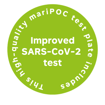 Improved SARS test sticker Improved SARS test sticker
